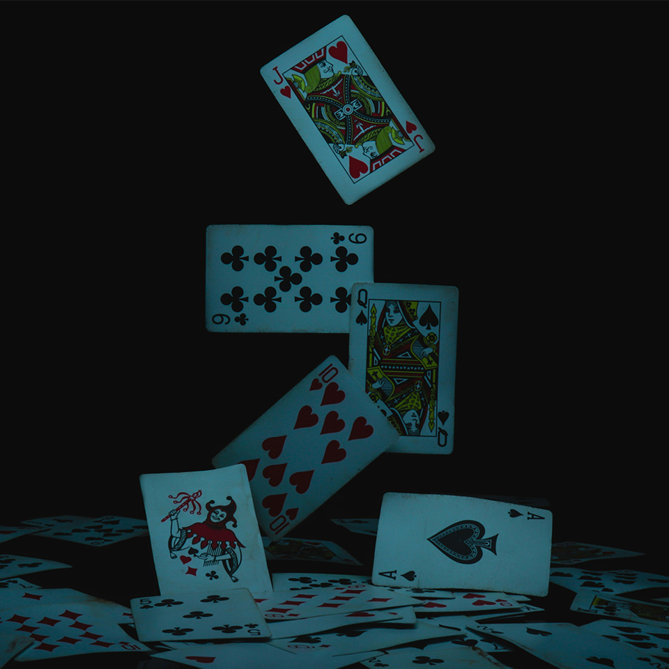 Cards Falling